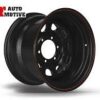 CERCHIO 16x8 ET -30 TRACROCK NERO PER NISSAN - immagine 2
