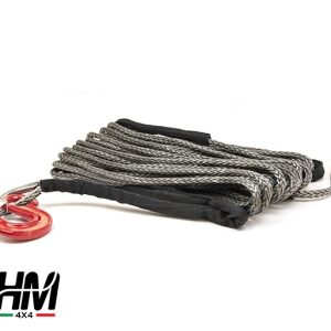 CAVO TESSILE 10X30 METRI COMPLETO DI GANCIO - immagine 2
