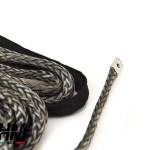 CAVO TESSILE 10X30 METRI COMPLETO DI GANCIO - immagine 4