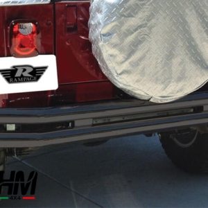 PARAURTI A DOPPIO TUBO ANTERIORE/POSTERIORE JEEP WRANGLER TJ - immagine 2