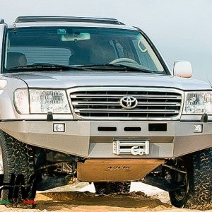 PARAURTI ANTERIORE CON PIASTRA VERRICELLO TOYOTA LC 100 - immagine 2