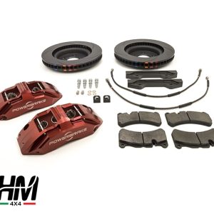 KIT FRENI MAGGIORATI POWER X-LINE STAGE1 ANTERIORE PER JEEP WRANGLER JK - immagine 2