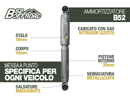 AMMORTIZZATORE B52 OFFROAD PER FORD RANGER DAL 2006 AL 2011 POSTERIORE