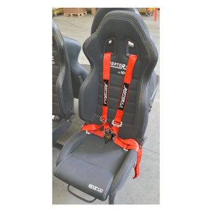 CINTURA DI SICUREZZA 4 PUNTI RAPTOR 4X4 ROSSA